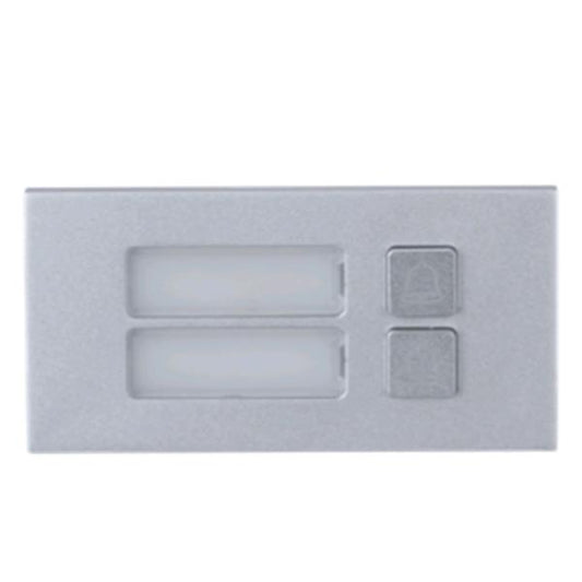 (DHI-VTO4202F-MB2) DAHUA MÃ“DULO CON 2 BOTONES PARA VIDEOPORTERO EXTERIOR MODULAR SERIE VTO4202F 50X100MM_0