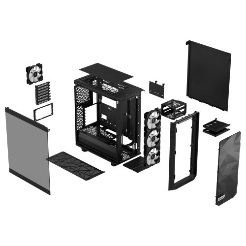 Meshify 2 Compact Lite RGB Black TG Light tint, Tower-GehÃ¤use_3