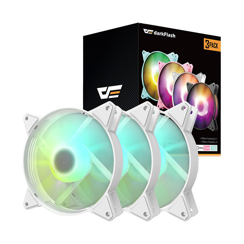 Computer Fan Set ARGB Darkflash C6 3in1 120x120 (white)_0