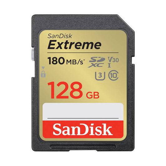 Memory card SANDISK EXTREME SDXC 128 GB 180/90 MB/s UHS-I U3 (SDSDXVA-128G-GNCIN)_0