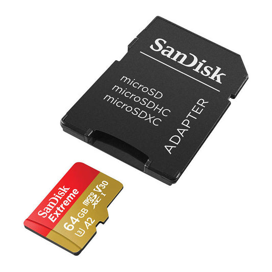 Memory card SANDISK EXTREME microSDXC 64 GB 170/80 MB/s UHS-I U3 (SDSQXAH-064G-GN6MA)_0