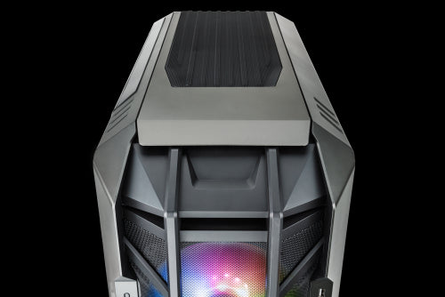 Cooler Master HAF The Berserker Full Tower Gris, Titanio_5