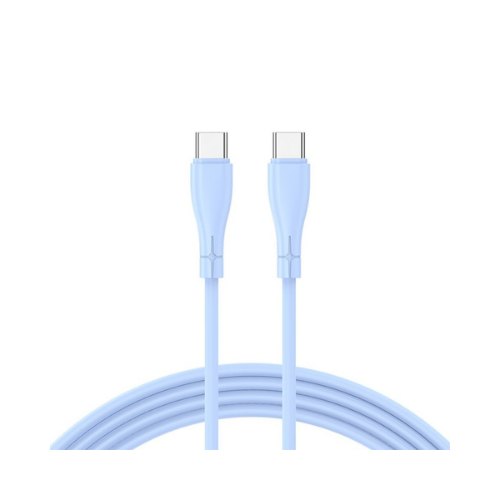 CABLE COOL USB-C A USB-C 1M SILICONA BLUE_0