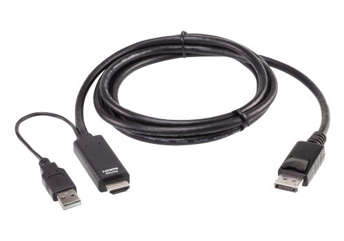 ATEN Cable HDMI a DisplayPort True 4K de 1,8 m_0