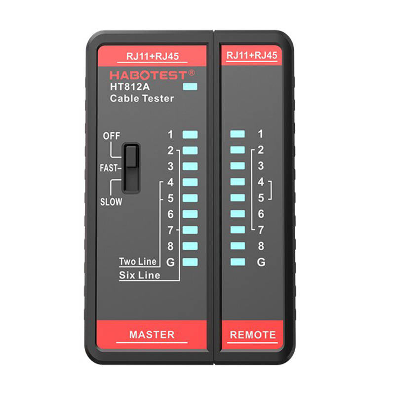 Network cable tester Habotest HT812A  RJ45/RJ14/RJ12/RJ9_0