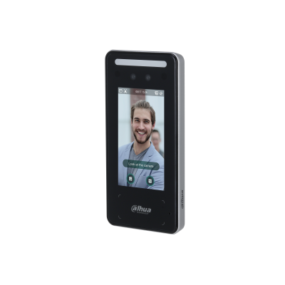 (DHI-ASI6213J-MW) DAHUA LECTOR DE CONTROL DE ACCESO INTEGRADO TÃCTIL RECONOCIMIENTO FACIAL+CONTRASEÃ‘A+TARJETA+HUELLA, PANTALLA LCD 4.3", CÃMARA HD 2MP_1
