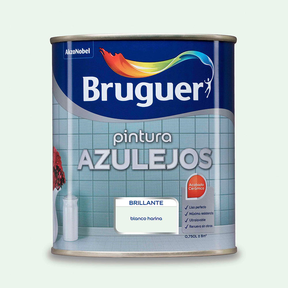 Esmalte brilhante para azulejos. branco farinha 0,75l 5075264 bruger_0