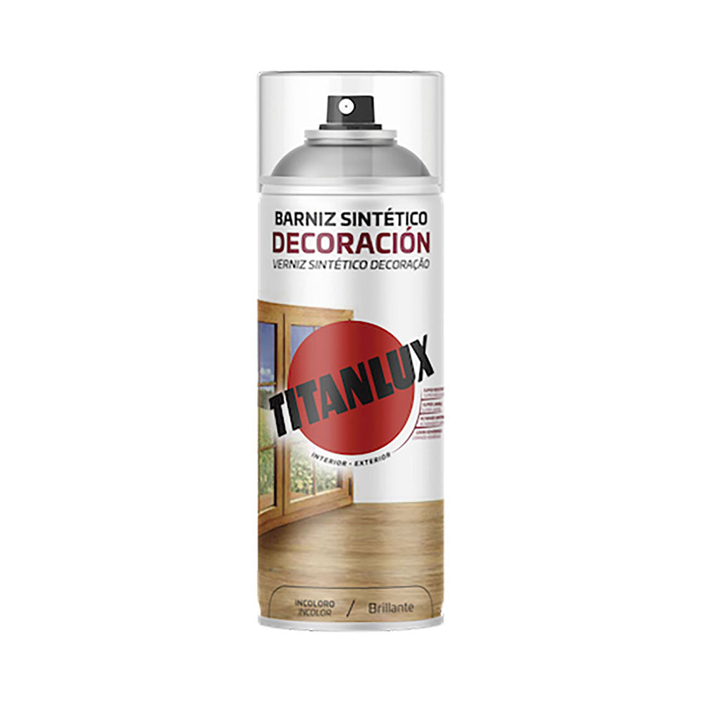 Verniz decorativo sintÃ©tico incolor brilhante spray 200 ml_0