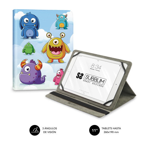 SUBBLIM Trendy 27,9 cm (11") Folio Multicolor_0