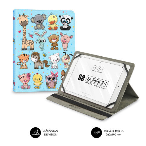 SUBBLIM Trendy 27,9 cm (11") Folio Multicolor_0