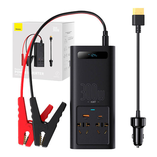 Power Inverter Baseus 300W (220V CN/EU) (black)_0