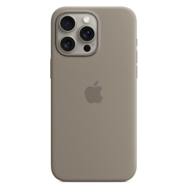 Custodia MagSafe in silicone per iPhone 15 Pro Max - Grigio creta (MT1Q3ZM/A)_1