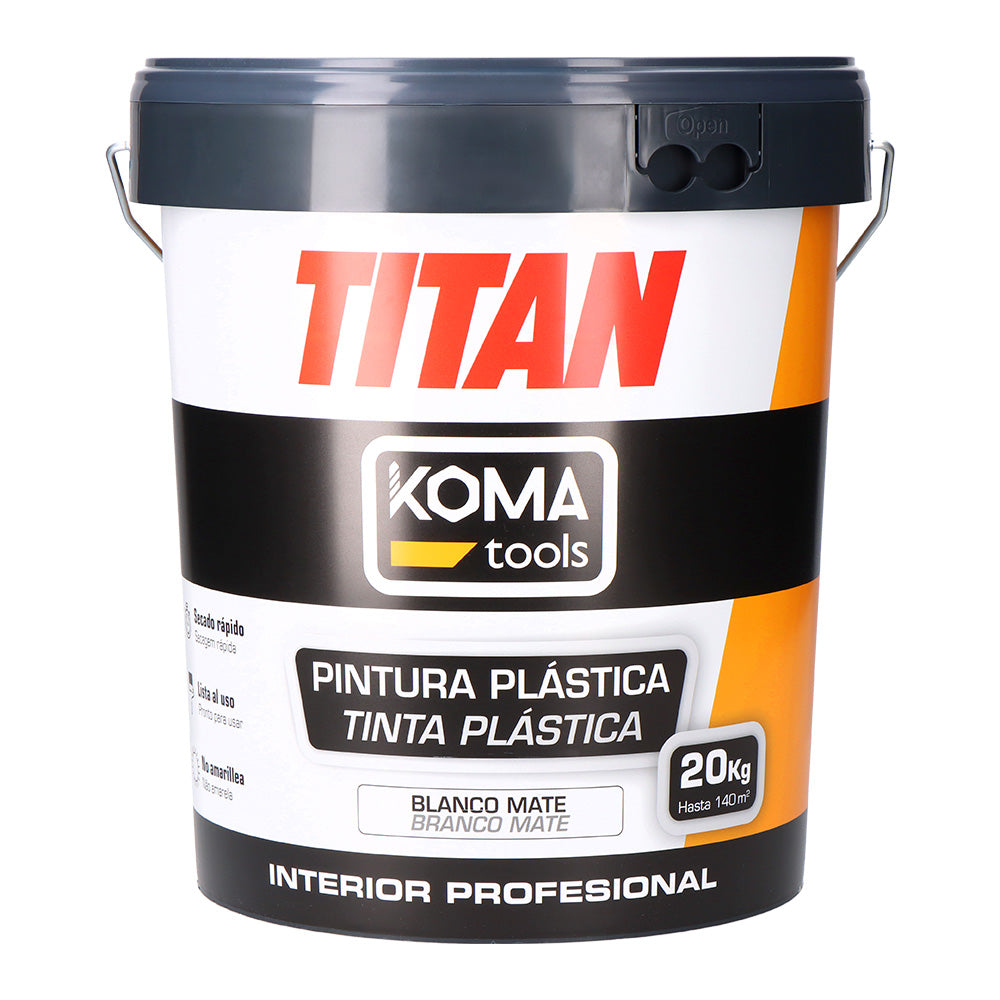 Tinta plÃ¡stica interior branco 20 kg_0