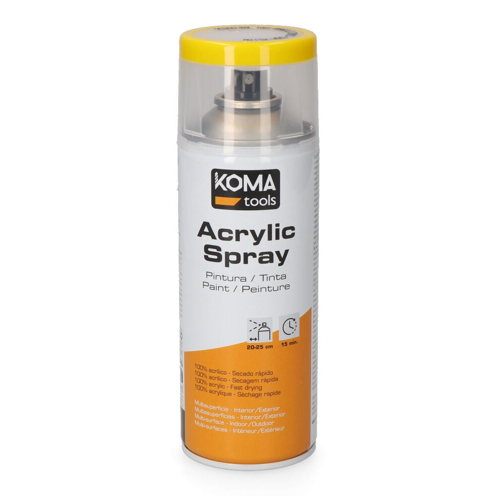Tinta acrÃ­lica em spray ral 1021 amarelo cÃ¡dmio, acabamento brilhante, 300 ml_0