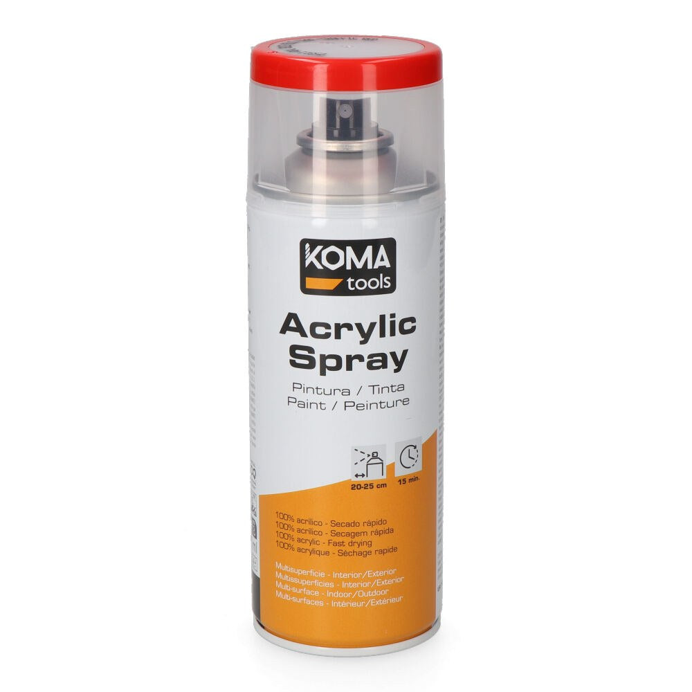 Tinta acrÃ­lica em spray ral 3020 vermelho trÃ¡fego, acabamento brilhante, 300 ml_0