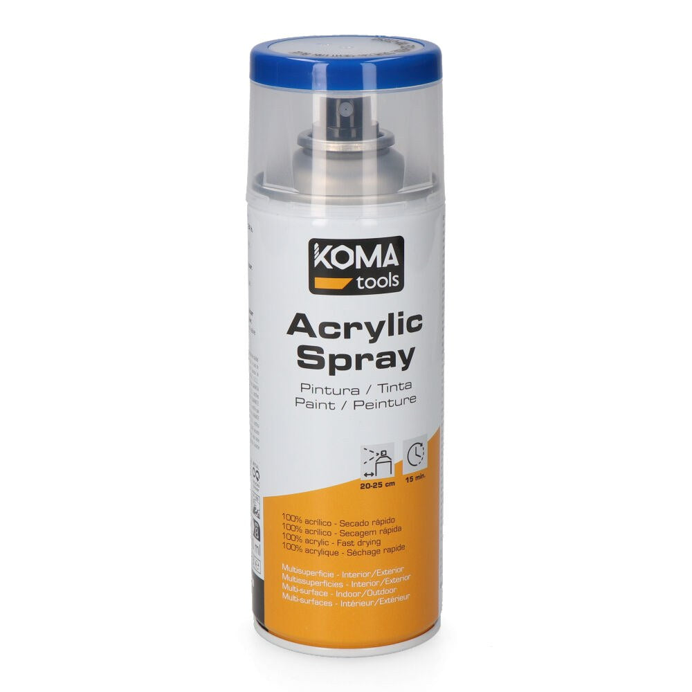 Tinta acrÃ­lica em spray ral 5010 azul genciana, acabamento brilhante, 300 ml_0