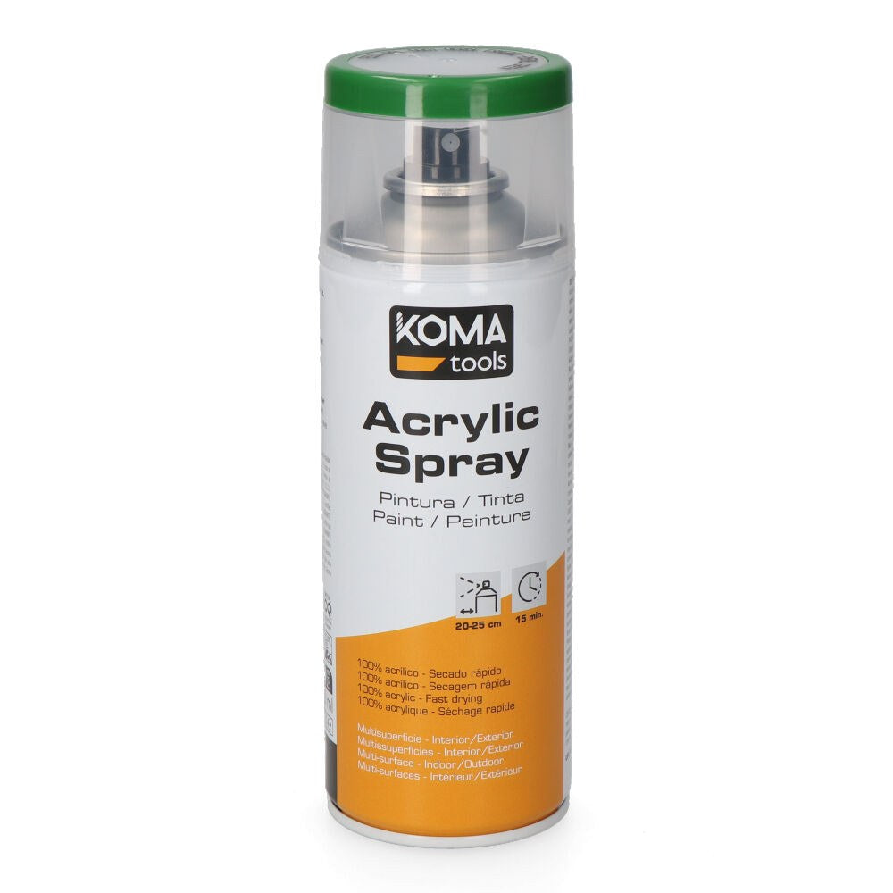 Tinta acrÃ­lica em spray ral 6001 verde esmeralda, acabamento brilhante, 300 ml_0