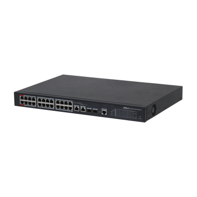 (DH-PFS4226-24ET-360-V3) DAHUA SWITCH L2 HI-POE 2.0 GESTIONABLE 24 PUERTOS 10/100 + 2 UPLINK COMBO GIGABIT/SFP_1