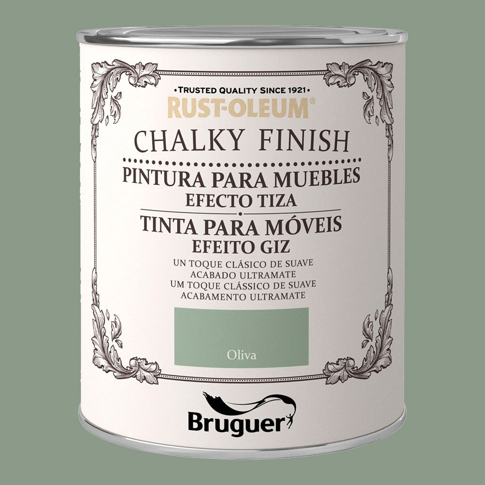 Rust-oleum chalky finish mÃ³veis oliva 0,70l 5397527 bruguer_0