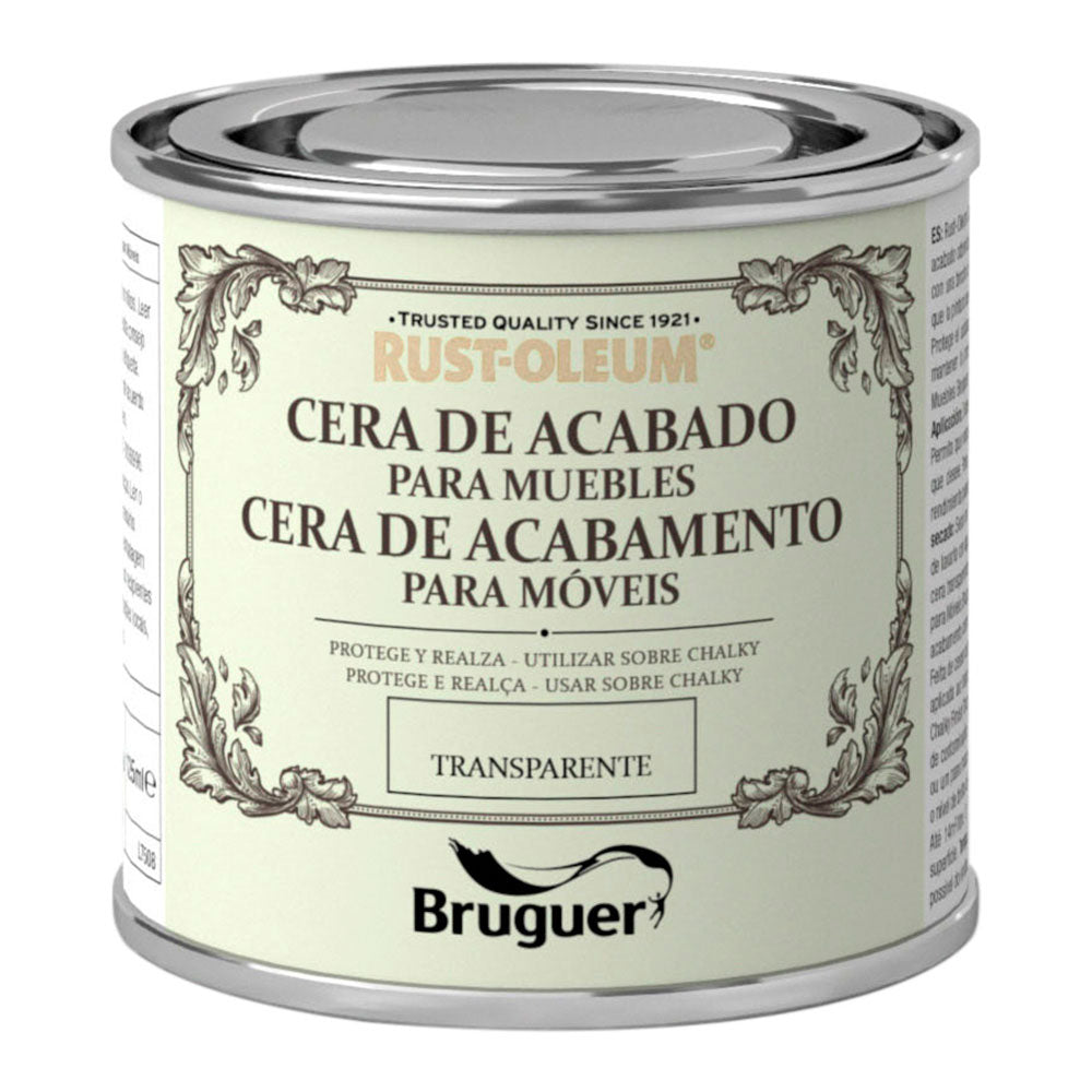 Rust-oleum chalky finish cera para mÃ³veis transparente 0,125l 5397501 bruguer_0