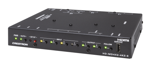 CRESTRON 4X2 4K60 4:4:4 HDR AV SWITCHER (HD-MD4X2-4KZ-E) 6511307_0