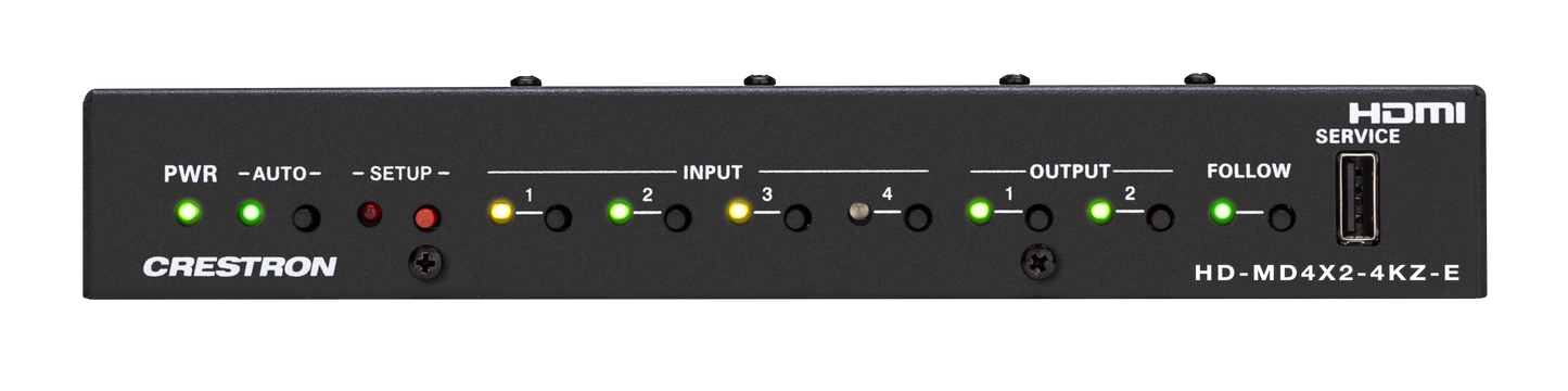 CRESTRON 4X2 4K60 4:4:4 HDR AV SWITCHER (HD-MD4X2-4KZ-E) 6511307_1