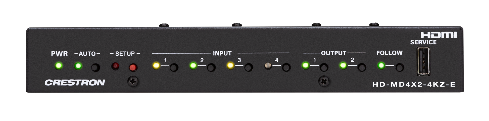 CRESTRON 4X2 4K60 4:4:4 HDR AV SWITCHER (HD-MD4X2-4KZ-E) 6511307_1