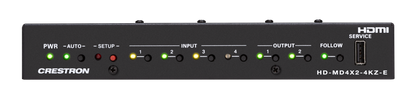 CRESTRON 4X2 4K60 4:4:4 HDR AV SWITCHER (HD-MD4X2-4KZ-E) 6511307_1