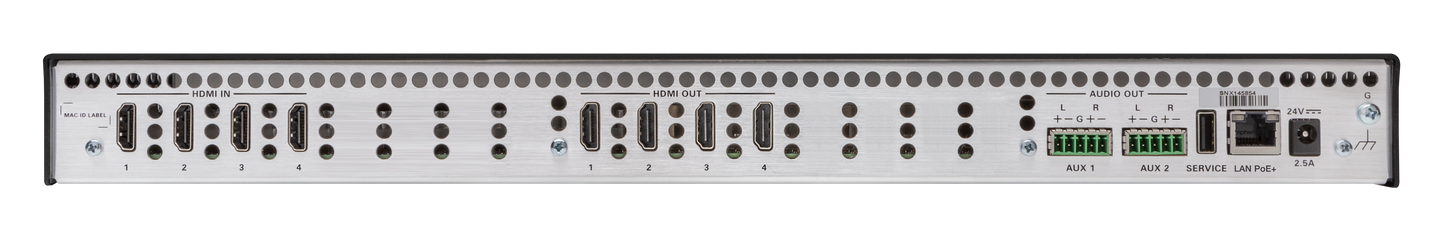 CRESTRON 4X4 4K60 4:4:4 HDR AV SWITCHER (HD-MD4X4-4KZ-E) 6511308_2