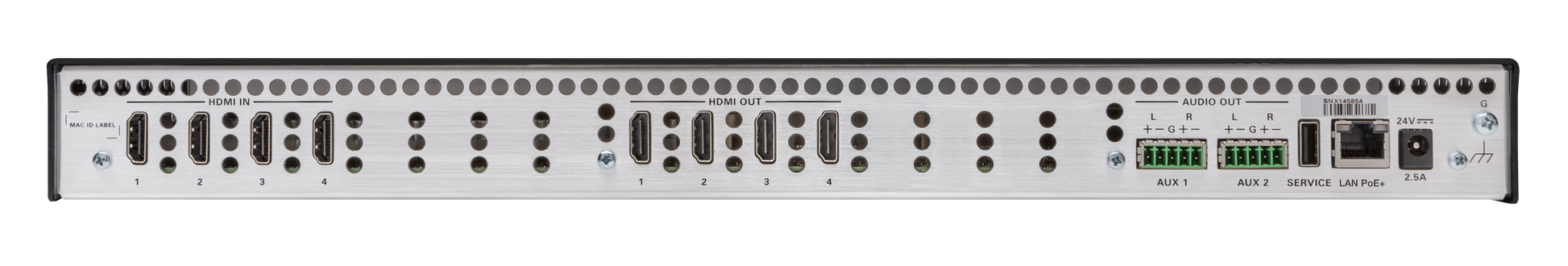 CRESTRON 4X4 4K60 4:4:4 HDR AV SWITCHER (HD-MD4X4-4KZ-E) 6511308_2