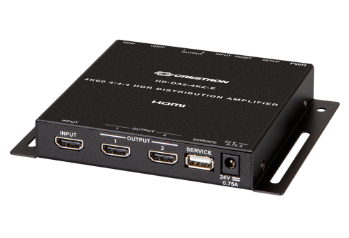 CRESTRON 1:2 HDMI  DISTRIBUTION AMPLIFIER W/4K60 4:4:4 & HDR SUPPORT (HD-DA2-4KZ-E) 6509696_0