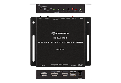 CRESTRON 1:2 HDMI  DISTRIBUTION AMPLIFIER W/4K60 4:4:4 & HDR SUPPORT (HD-DA2-4KZ-E) 6509696_1