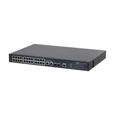 (DH-LR2226-24ET-360-V2) DAHUA SWITCH L2 EPOE GESTIONABLE 24 PUERTOS 10/100 (8 EPOE/EOC + 16 POE) + 2 UPLINK COMBO GIGABIT/SFP_1