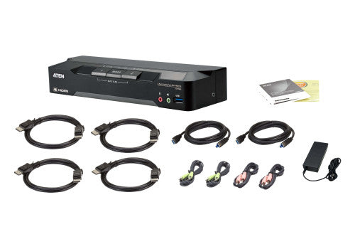 ATEN Matriz de vÃ­deo en formato compacto KVM DisplayPort 4K dual display de 2 puertos con Boundless Switching_3