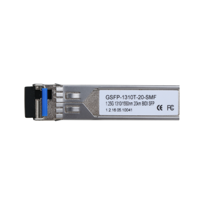 (GSFP-1310T-20-SMF) DAHUA MÃ“DULO Ã“PTICO GIGABIT TRANSCEPTOR DE FIBRA SFP MONOMODO SM PUERTO LC ENVÃO 1310NM RECEPCIÃ“N 1550NM HASTA 20KM_1