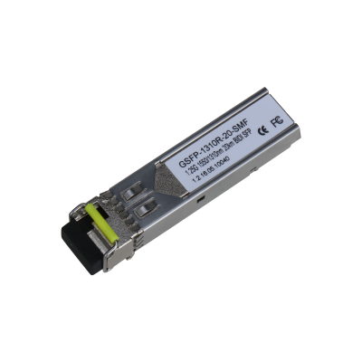 (GSFP-1310R-20-SMF) DAHUA MÃ“DULO Ã“PTICO GIGABIT TRANSCEPTOR DE FIBRA SFP MONOMODO SM LC 1GBPS ENVÃO 1550NM RECEPCIÃ“N 1310NM HASTA 20KM_0