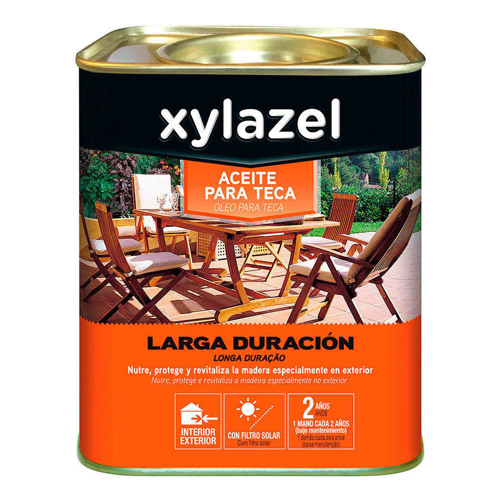 Xylazel Ã³leo para teca longa duraÃ§Ã£o cor nogal 0.750l 5396296_0