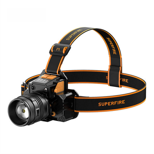 Headlight Superfire HL58, 350lm, USB_0