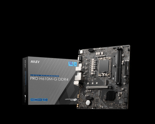 MSI PRO H610M-G DDR4 placa base Intel H610 LGA 1700 micro ATX_0