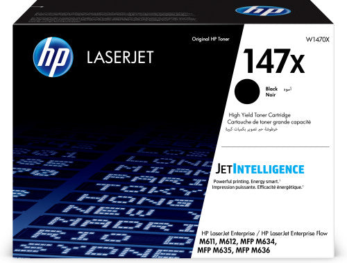 HP LaserJet Cartucho de tÃ³ner Original 147X negro de alta capacidad_0