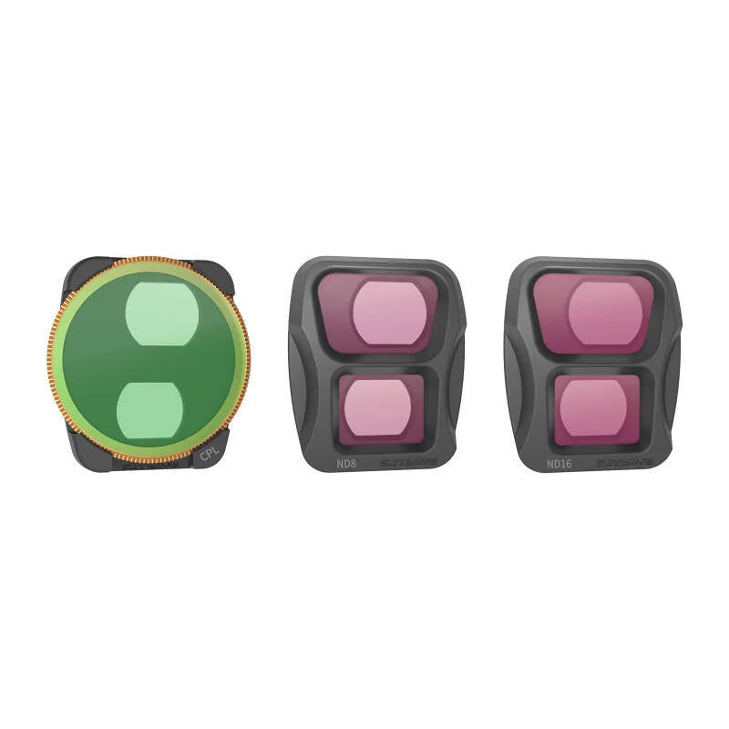 Set of 3 Sunnylife A3-FI685 filters with adjustable CPL, CPL+ND8+ND1_0