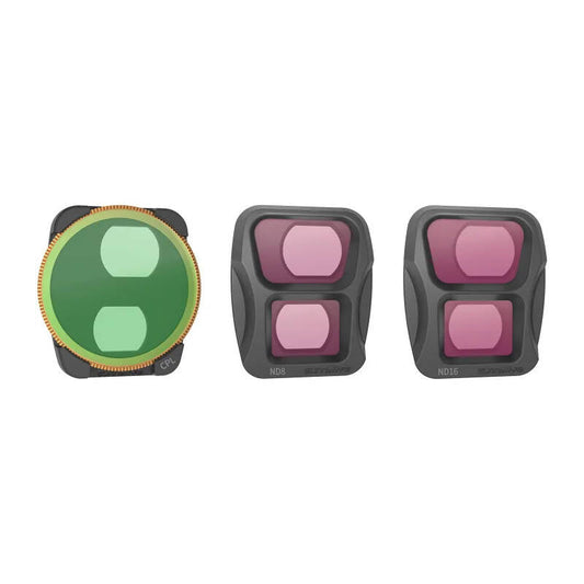 Set of 3 Sunnylife A3-FI685 filters with adjustable CPL, CPL+ND8+ND1_0