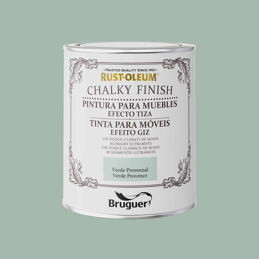 Rust-oleum chalky acabamento mÃ³veis verde provencal 0,750l 5733888 bruguer_0