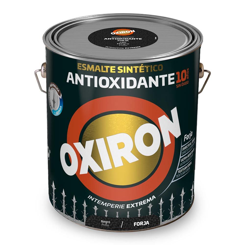 Esmalte sintÃ©tico metÃ¡lico antioxidante forja preto 750 ml_0