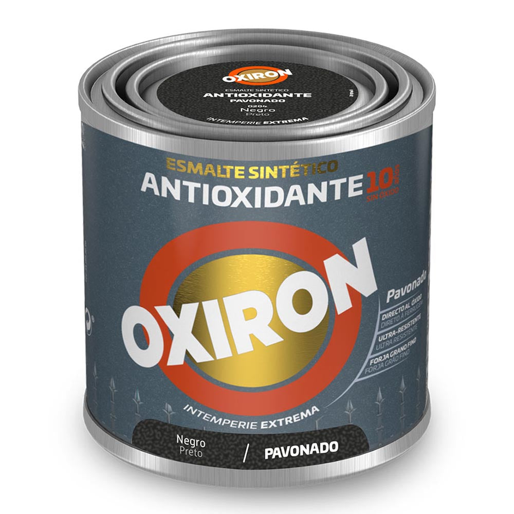 Esmalte sintÃ©tico metÃ¡lico antioxidante oxiron pavonado preto 250ml titan 5809046_0