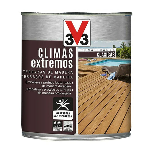 Protetor de terraÃ§os de madeira climas extremos, teca, 750 ml_0