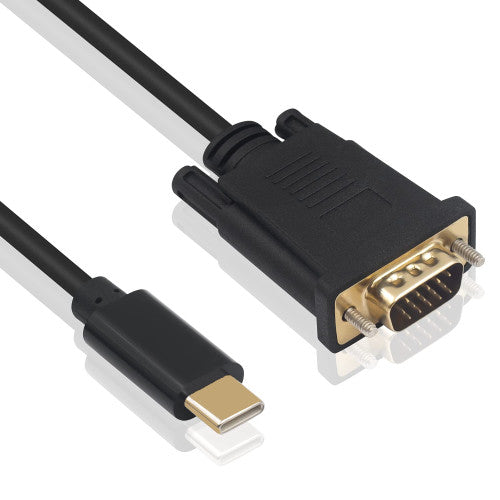 Ewent EC1052 adaptador de cable de vídeo 1,8 m USB Tipo C VGA (D-Sub)_1