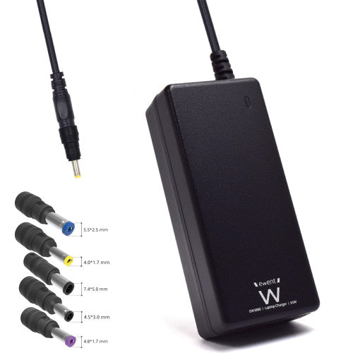 Ewent EW3898 adaptador e inversor de corriente Interior 65 W Negro_1