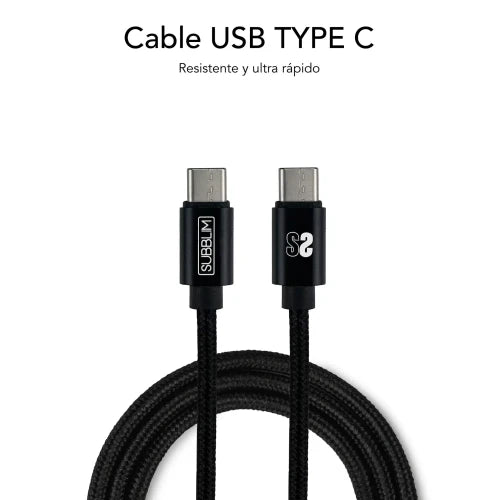 SUBBLIM SUBCHG-3WPD11 cargador de dispositivo móvil Universal Negro, Gris Corriente alterna Carga rápida Interior_4