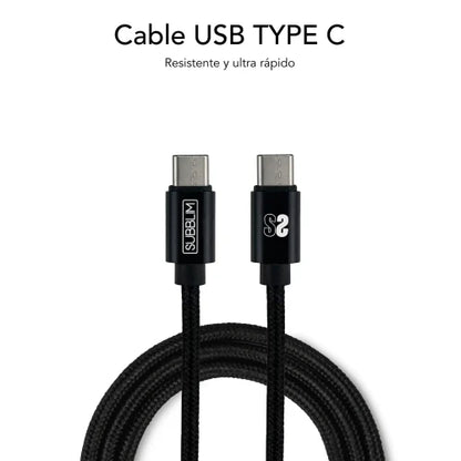 SUBBLIM SUBCHG-3WPD11 cargador de dispositivo móvil Universal Negro, Gris Corriente alterna Carga rápida Interior_4